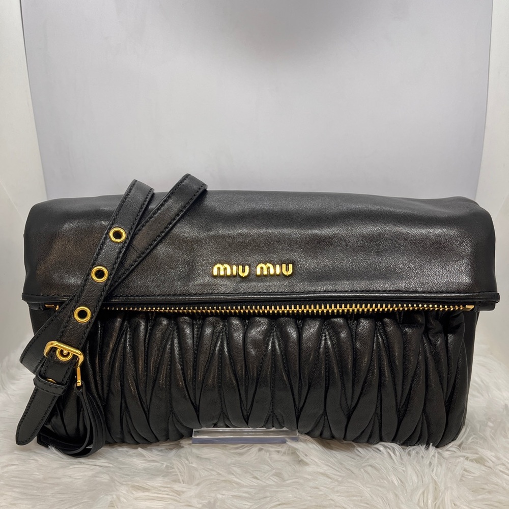 Miu miu Fold over crossbody bag